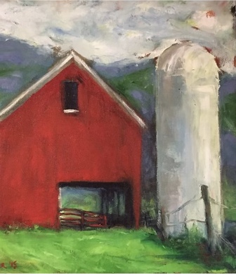 Barn and silo painting